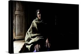 Thuli Maya Fuyal, Widow, in Her Small Room in Kathmandu, in Namaskar Association-Enrique Lapez-Tapia de Inas-Stretched Canvas