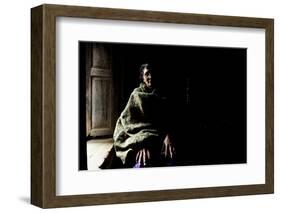 Thuli Maya Fuyal, Widow, in Her Small Room in Kathmandu, in Namaskar Association-Enrique Lapez-Tapia de Inas-Framed Photographic Print