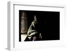 Thuli Maya Fuyal, Widow, in Her Small Room in Kathmandu, in Namaskar Association-Enrique Lapez-Tapia de Inas-Framed Photographic Print