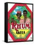 Thum Akela Marque Deposee Rum Label-Lantern Press-Framed Stretched Canvas