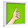 Thumb Up-Alena Kozlova-Framed Premium Giclee Print