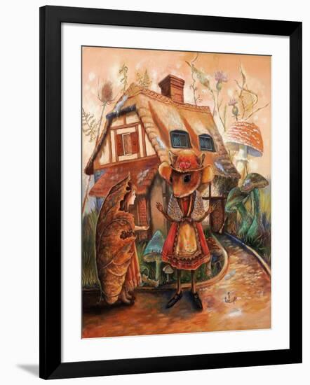 Thumbelina and Mrs Mouse-Judy Mastrangelo-Framed Premium Giclee Print