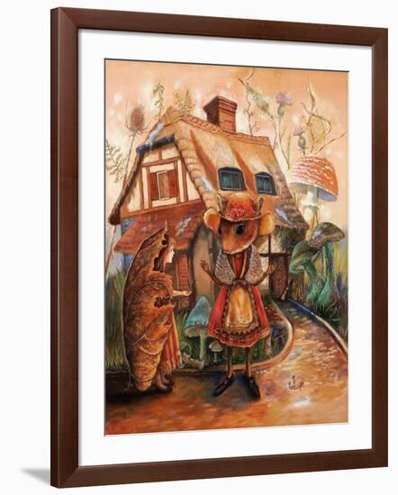 Thumbelina and Mrs Mouse-Judy Mastrangelo-Framed Giclee Print