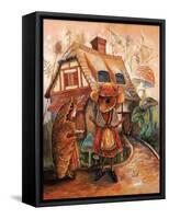 Thumbelina and Mrs Mouse-Judy Mastrangelo-Framed Stretched Canvas