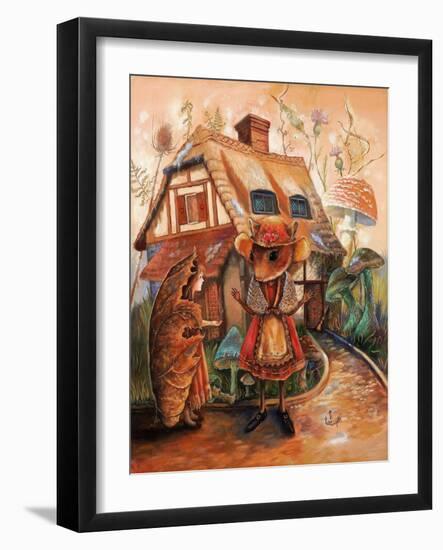 Thumbelina and Mrs Mouse-Judy Mastrangelo-Framed Giclee Print