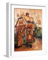 Thumbelina and Mrs Mouse-Judy Mastrangelo-Framed Giclee Print