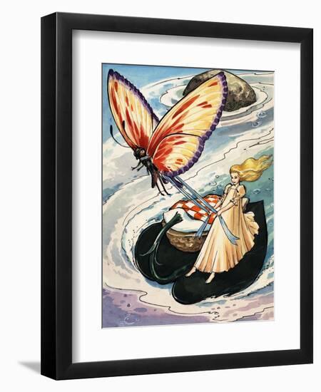Thumbelina, from the Fun in Toyland Annual, 1959-Nadir Quinto-Framed Giclee Print