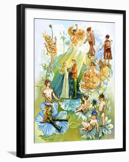 Thumbelina's Wedding-Judy Mastrangelo-Framed Giclee Print