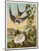 Thumbkinetta (Tommelise) Rides on a Swallow's Back-Eleanor Vere Boyle-Mounted Art Print