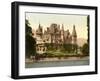 Thun, Shadau Castle, Bernese Oberland, Switzerland, C.1890-C.1900-null-Framed Giclee Print