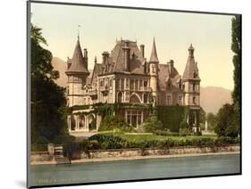 Thun, Shadau Castle, Bernese Oberland, Switzerland, C.1890-C.1900-null-Mounted Giclee Print