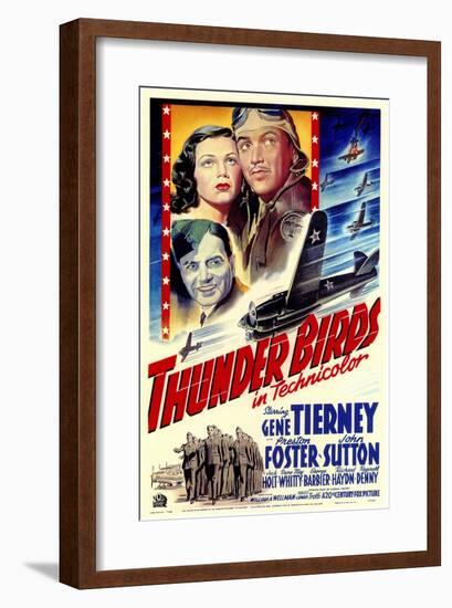 Thunder Birds, 1942-null-Framed Art Print