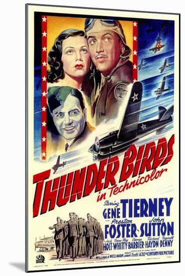 Thunder Birds, 1942-null-Mounted Art Print