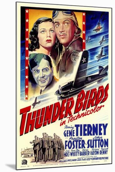 Thunder Birds, 1942-null-Mounted Art Print