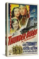 Thunder Birds, Clockwise from Left: Gene Tierney, Preston Foster, John Sutton, 1942-null-Stretched Canvas