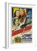 Thunder Birds, Clockwise from Left: Gene Tierney, Preston Foster, John Sutton, 1942-null-Framed Art Print