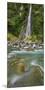 Thunder Creek Falls, Mount Aspiring National Park, Hating Passport, West Coast, South Island-Rainer Mirau-Mounted Photographic Print