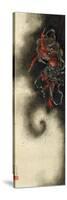 Thunder God, Edo Period, 1847-Katsushika Hokusai-Stretched Canvas