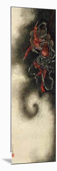 Thunder God, Edo Period, 1847-Katsushika Hokusai-Mounted Giclee Print