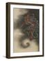 Thunder God, Edo Period, 1847-Katsushika Hokusai-Framed Giclee Print