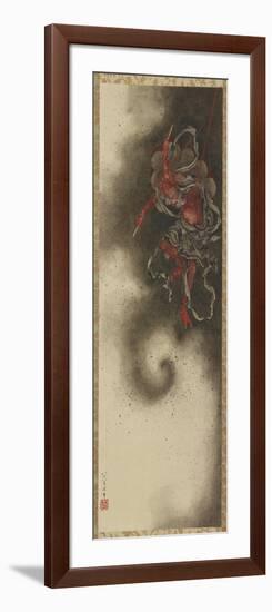 Thunder God, Edo Period, 1847-Katsushika Hokusai-Framed Giclee Print
