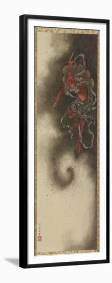 Thunder God, Edo Period, 1847-Katsushika Hokusai-Framed Giclee Print