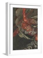 Thunder God, Edo Period, 1847-Katsushika Hokusai-Framed Giclee Print