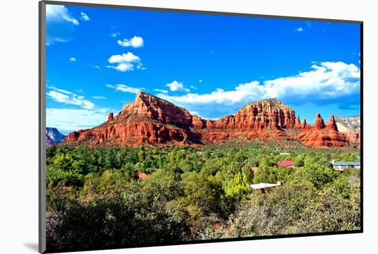 Thunder Mountains - Sedona - Arizona - United States-Philippe Hugonnard-Mounted Photographic Print