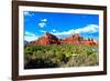 Thunder Mountains - Sedona - Arizona - United States-Philippe Hugonnard-Framed Photographic Print