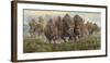 Thunder on the Prairie (Bison)-Kalon Baughan-Framed Giclee Print