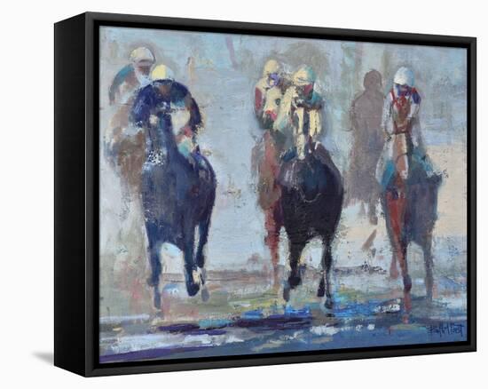 Thunder Run-Beth A. Forst-Framed Stretched Canvas