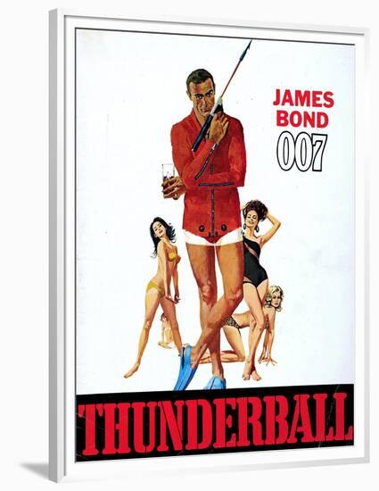 Thunderball, Sean Connery 1965-null-Framed Premium Giclee Print