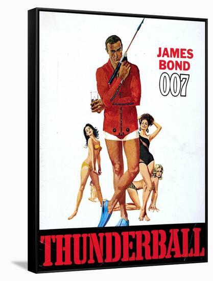 Thunderball, Sean Connery 1965-null-Framed Stretched Canvas