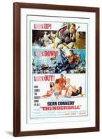 Thunderball, US poster, Sean Connery, 1965-null-Framed Art Print