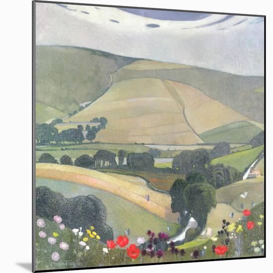 Thunderbarrow Hill, Near Bramber-Edward Reginald Frampton-Mounted Giclee Print