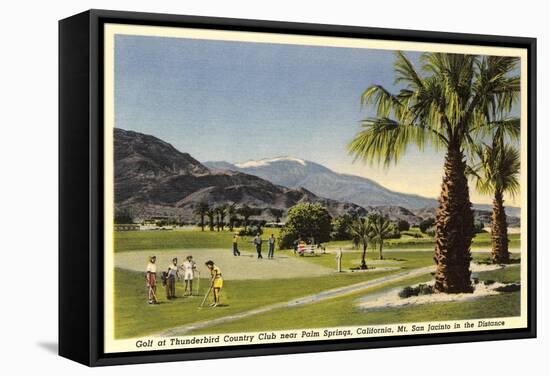 Thunderbird County Club, Palm Springs-null-Framed Stretched Canvas