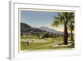 Thunderbird County Club, Palm Springs-null-Framed Art Print