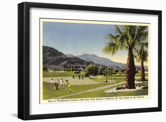 Thunderbird County Club, Palm Springs-null-Framed Premium Giclee Print