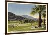 Thunderbird County Club, Palm Springs-null-Framed Art Print