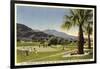 Thunderbird County Club, Palm Springs-null-Framed Art Print