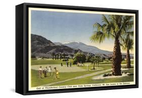 Thunderbird County Club, Palm Springs-null-Framed Stretched Canvas