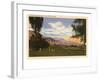 Thunderbird Golf Course, Palm Springs, California-null-Framed Art Print