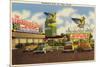 Thunderbird Hotel, Las Vegas, Nevada-null-Mounted Premium Giclee Print