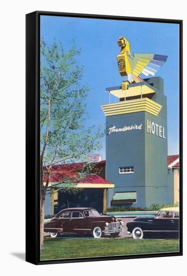 Thunderbird Hotel, Las Vegas, Nevada-null-Framed Stretched Canvas