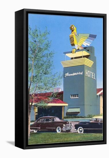 Thunderbird Hotel, Las Vegas, Nevada-null-Framed Stretched Canvas
