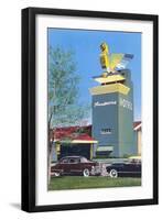 Thunderbird Hotel, Las Vegas, Nevada-null-Framed Art Print