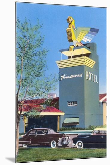 Thunderbird Hotel, Las Vegas, Nevada-null-Mounted Art Print