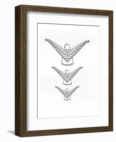 Thunderbird Logo-null-Framed Art Print