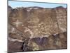 Thunderbirds, a Plumed Serpent, and Other Native American Petroglyphs Near Galisteo, New Mexico-null-Mounted Photographic Print