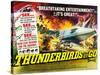 THUNDERBIRDS ARE GO, poster art, 1966-null-Stretched Canvas